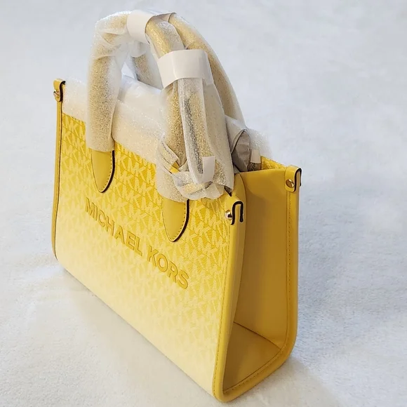 New!Michael Kors Mirella Small Ombre Signature Logo Crossbody Bag - Picture 6 of 9